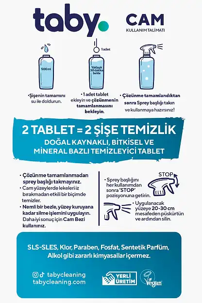 Cam/Ayna Temizleyici Başlangıç Seti