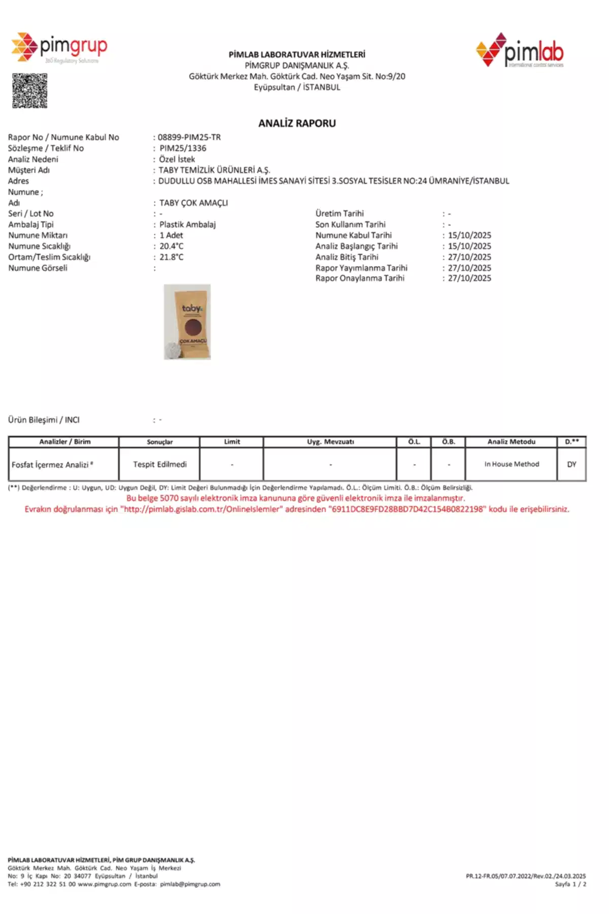 Çok Amaçlı-Fosfat - Kapak