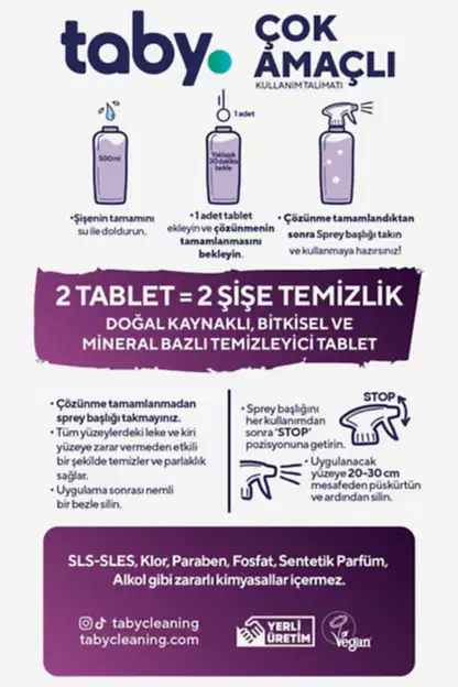 Çok Amaçlı Temizleyici Başlangıç Seti