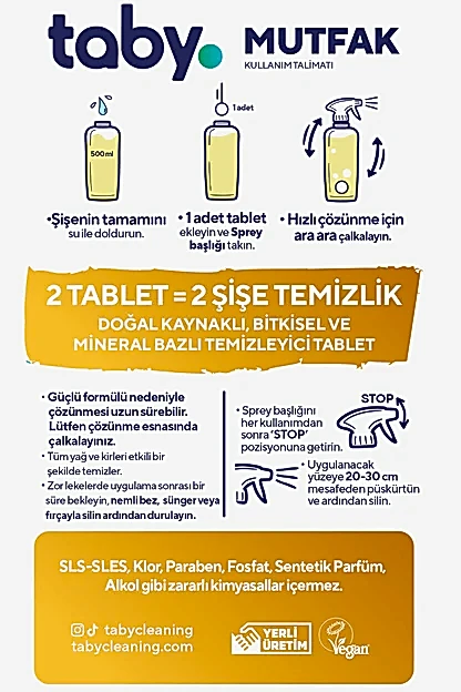 Mutfak Temizleyici Başlangıç Seti